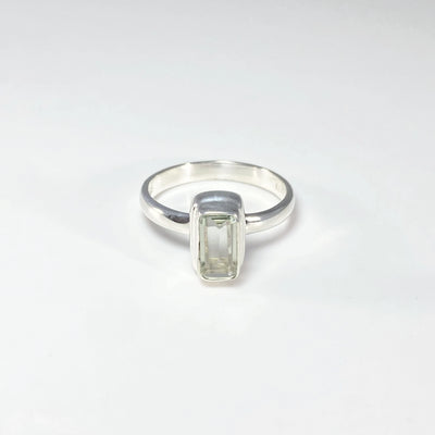 Green Amethyst Ring