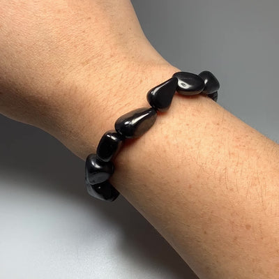 Shungite Nugget Beaded Bracelet
