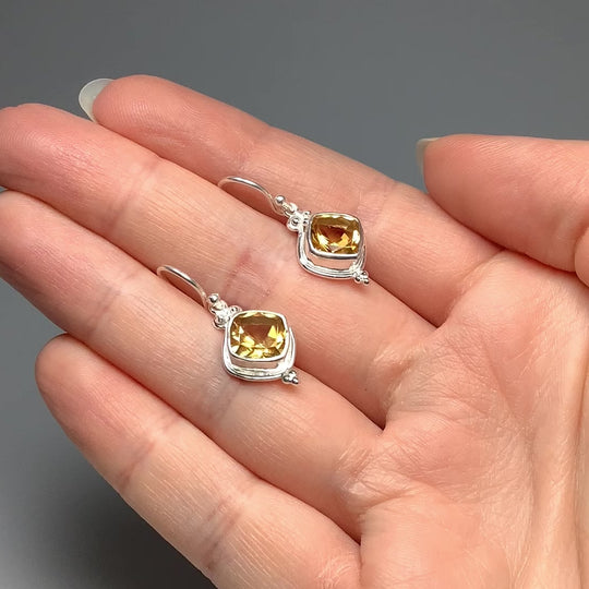Citrine Dangle Earrings
