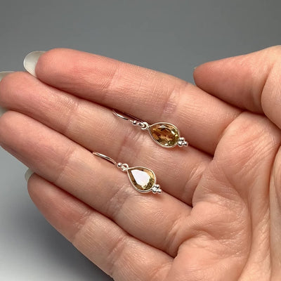 Citrine Dangle Earrings