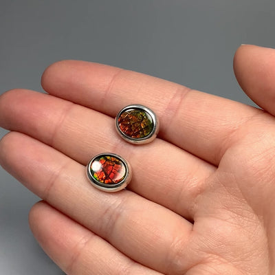 Alberta Ammolite Stud Earrings