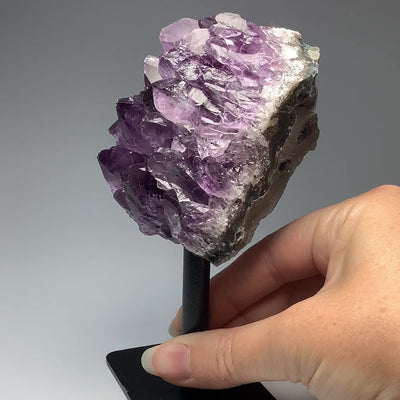 Amethyst Druze Cluster on Stand