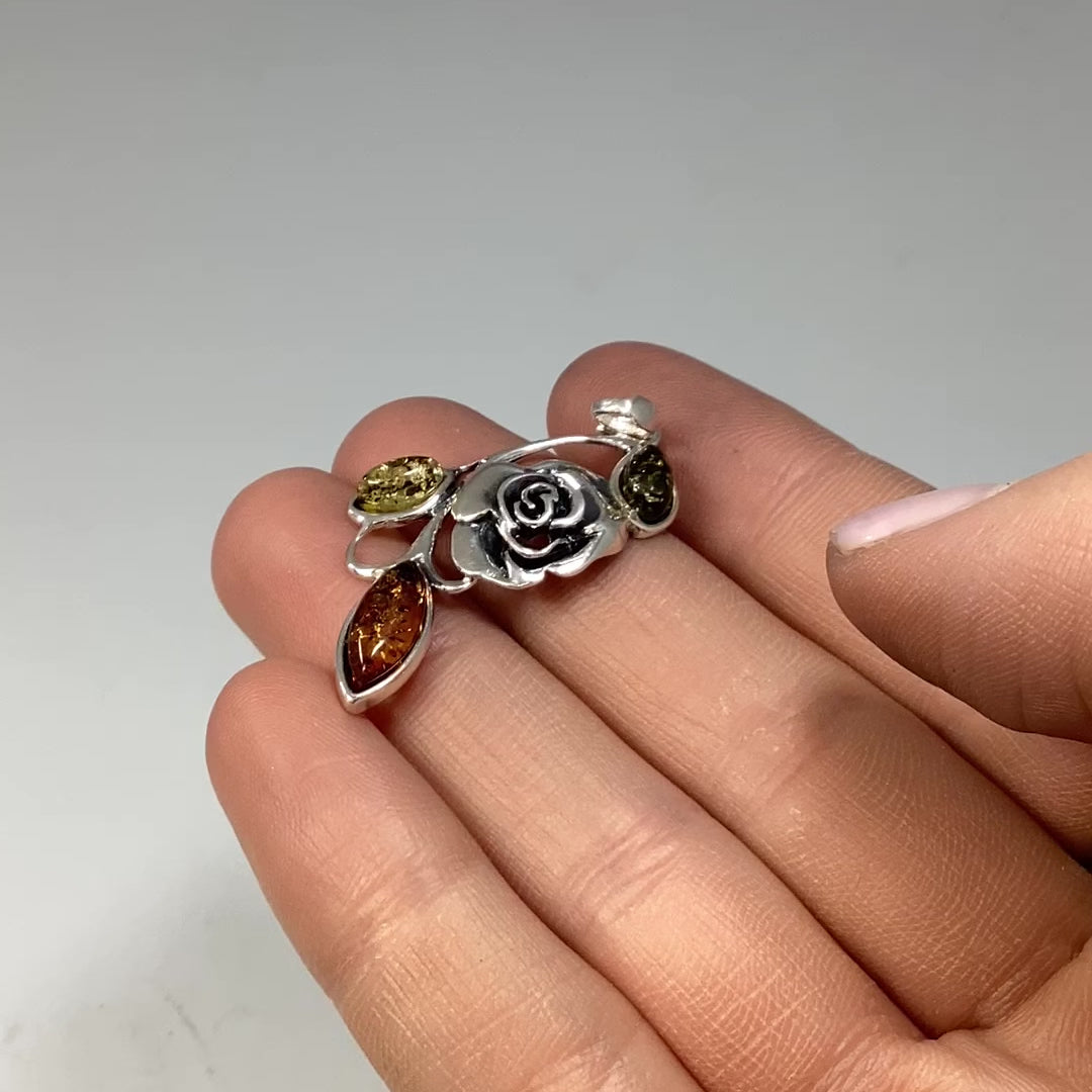 Mixed Amber Pendant