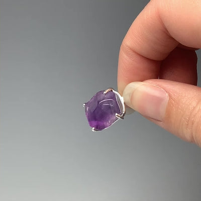 Raw Amethyst Pendant