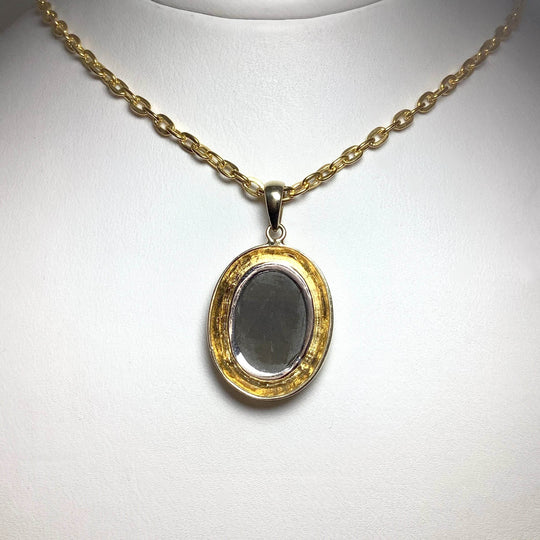 Alberta Ammolite 14K Gold Pendant-Rocks and Gems Canada