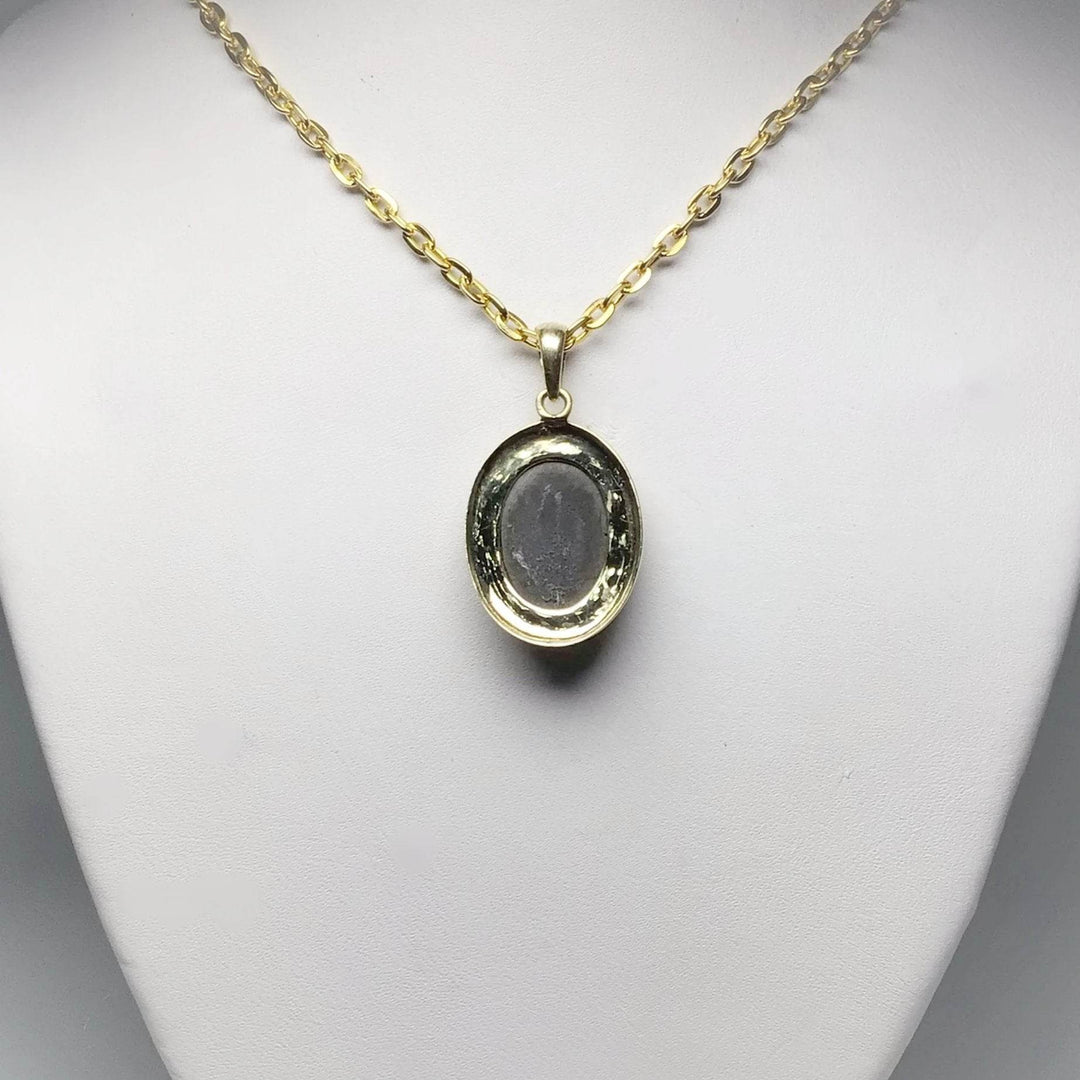 Alberta Ammolite 14K Gold Pendant-Rocks and Gems Canada