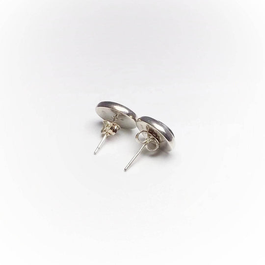 Alberta Ammolite Stud Earrings-Rocks and Gems Canada