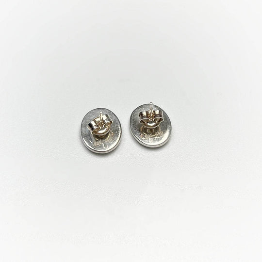 Alberta Ammolite Stud Earrings-Rocks and Gems Canada