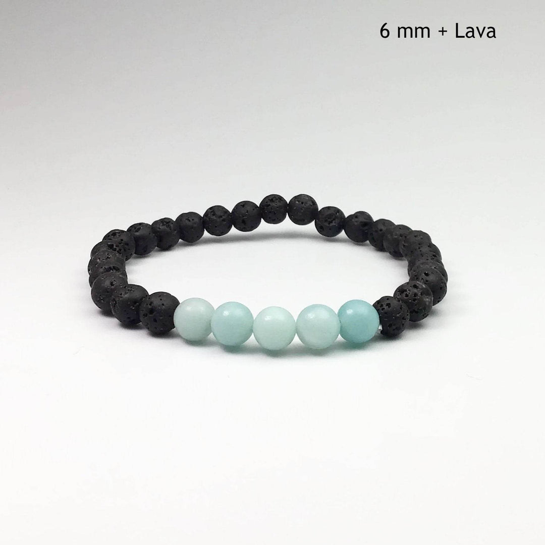 Amazonite Beaded Bracelet-Rocks and Gems Canada