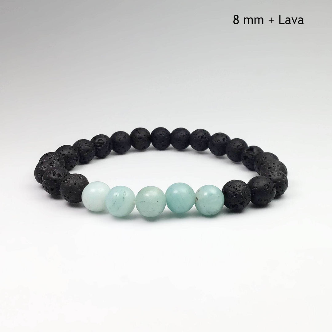 Amazonite Beaded Bracelet-Rocks and Gems Canada