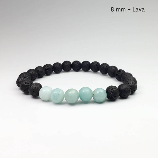 Amazonite Beaded Bracelet-Rocks and Gems Canada
