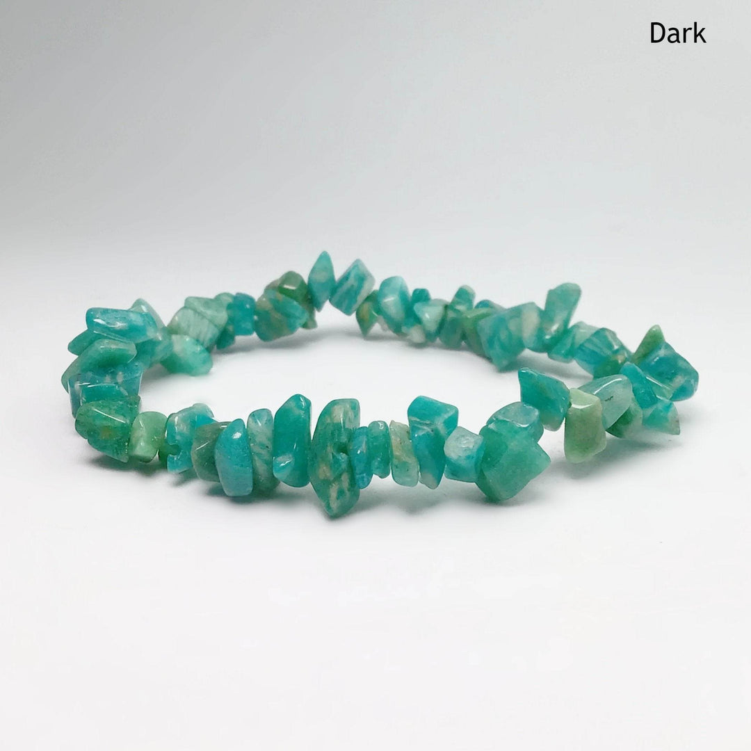 Amazonite Chip Beaded Bracelet-Rocks and Gems Canada