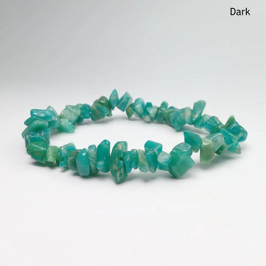 Amazonite Chip Beaded Bracelet-Rocks and Gems Canada