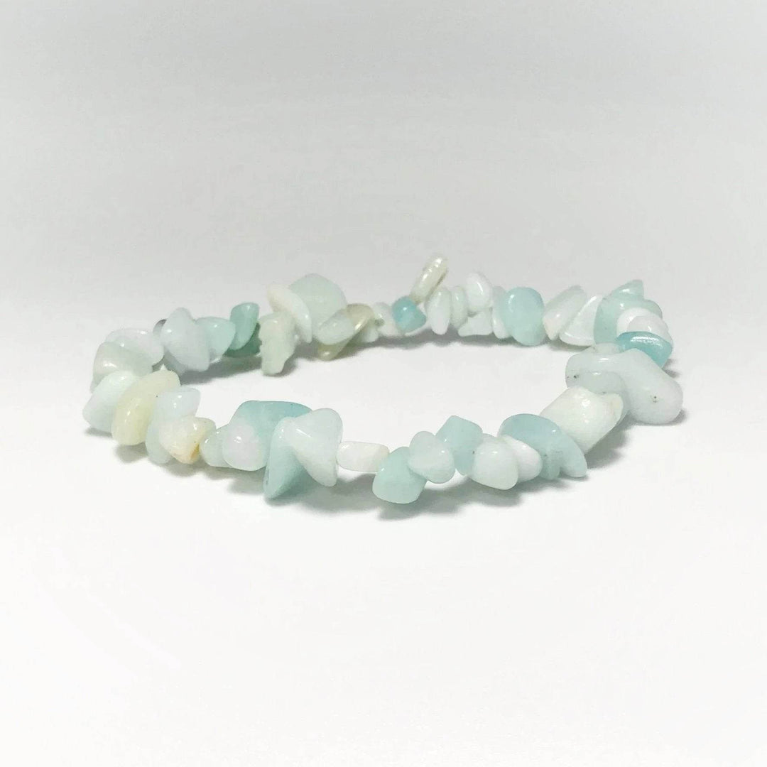 Amazonite Chip Beaded Bracelet-Rocks and Gems Canada