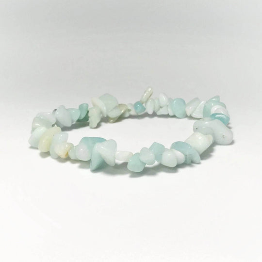 Amazonite Chip Beaded Bracelet-Rocks and Gems Canada