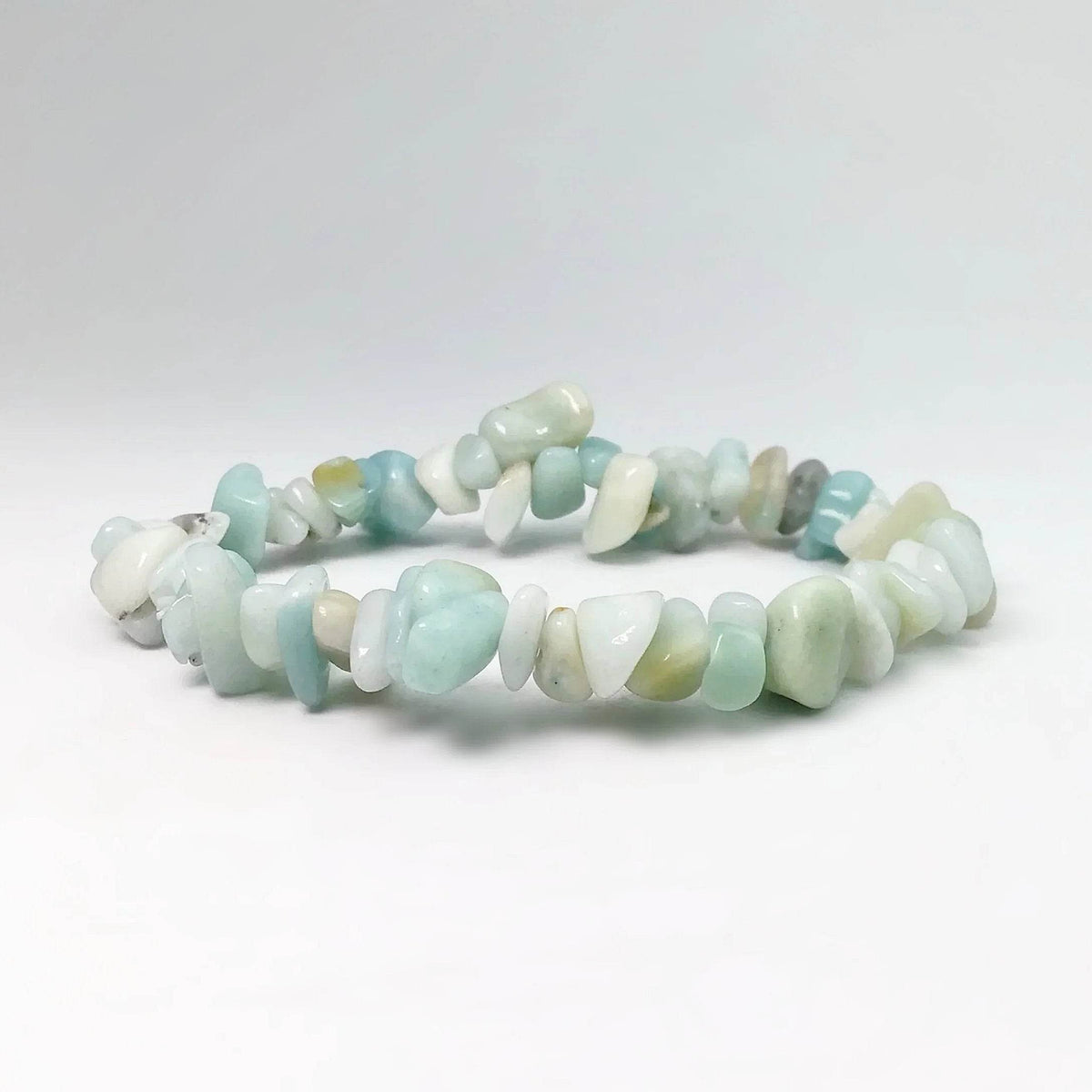 Amazonite Chip Beaded Bracelet-Rocks and Gems Canada