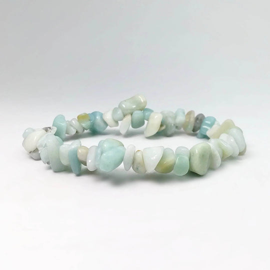 Amazonite Chip Beaded Bracelet-Rocks and Gems Canada