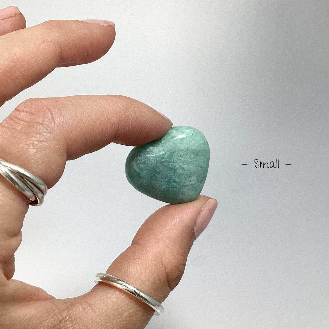 Amazonite Heart-Rocks and Gems Canada