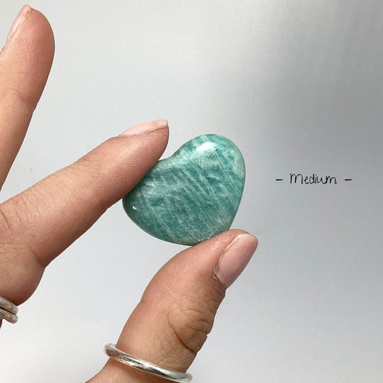 Amazonite Heart-Rocks and Gems Canada
