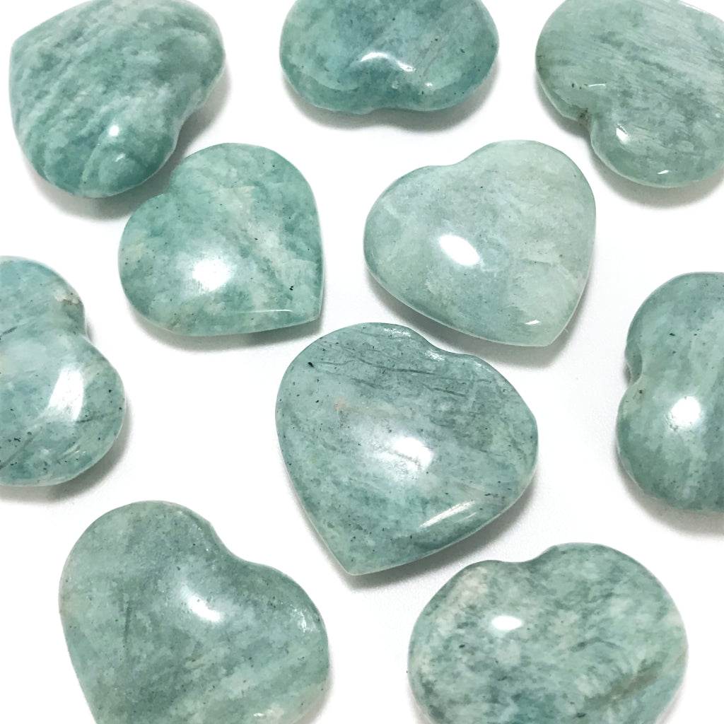 Amazonite Heart-Rocks and Gems Canada