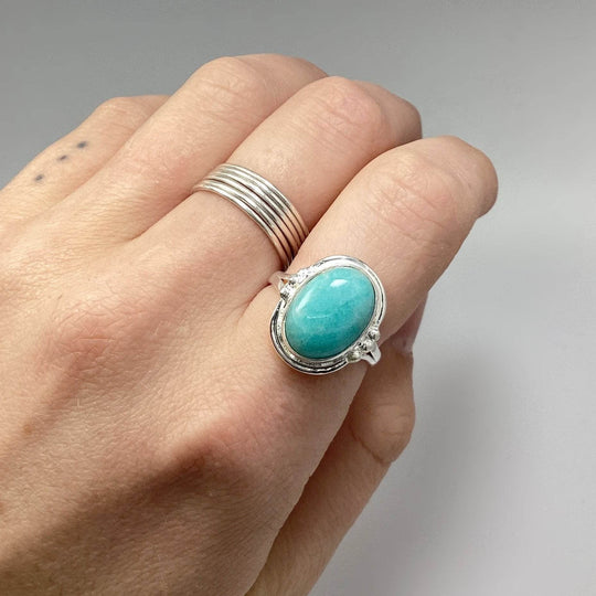 Amazonite Ring-Rocks and Gems Canada