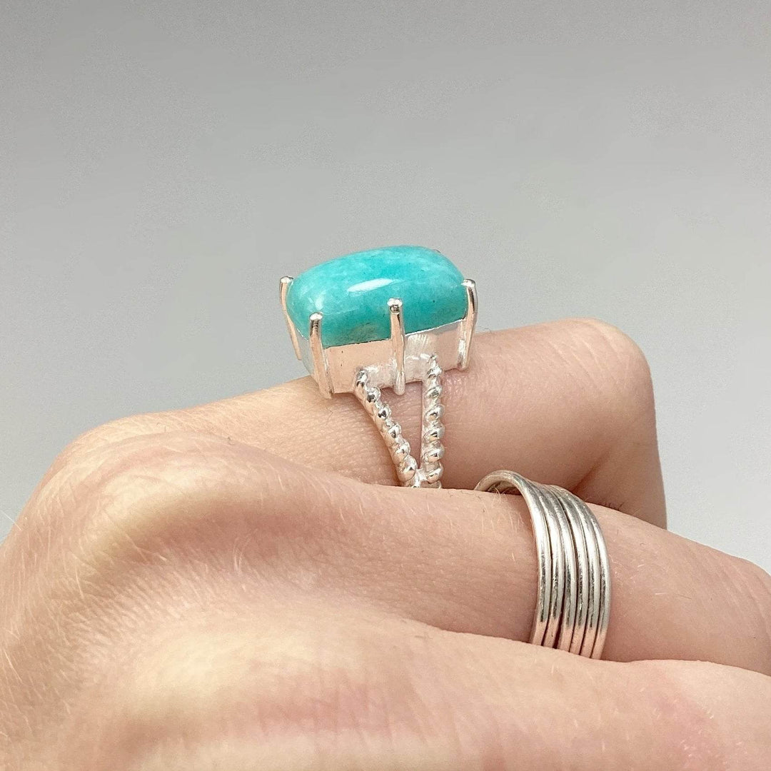 Amazonite Ring-Rocks and Gems Canada