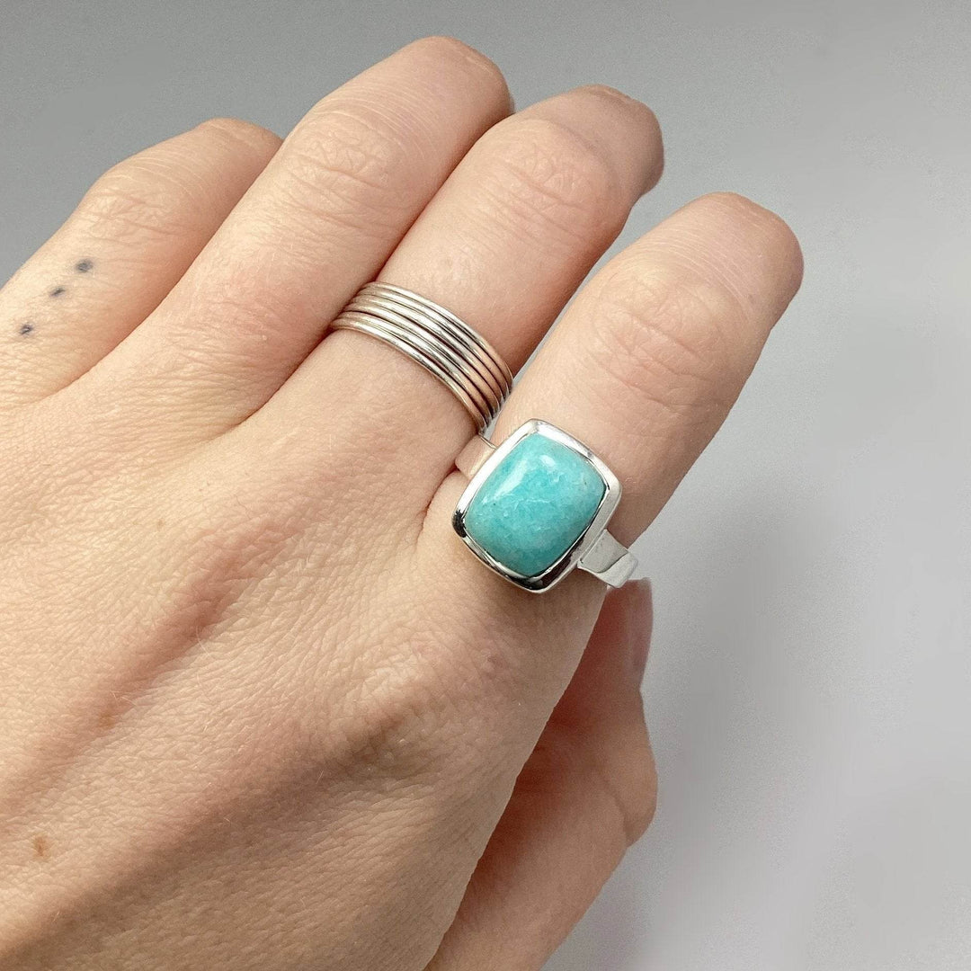 Amazonite Ring-Rocks and Gems Canada