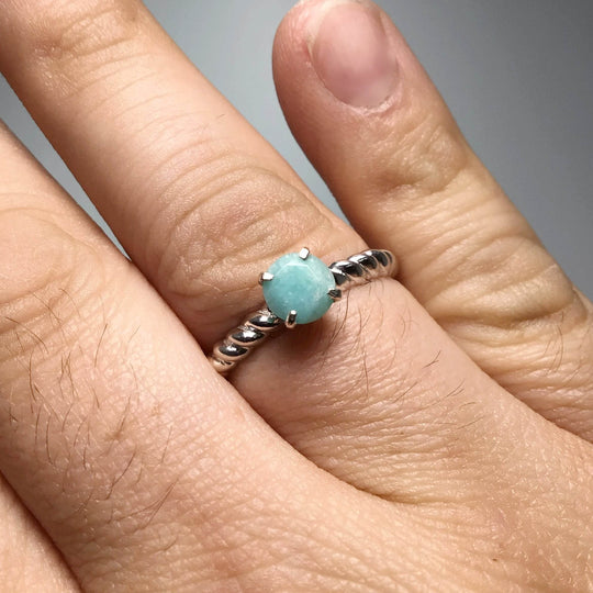 Amazonite Ring-Rocks and Gems Canada