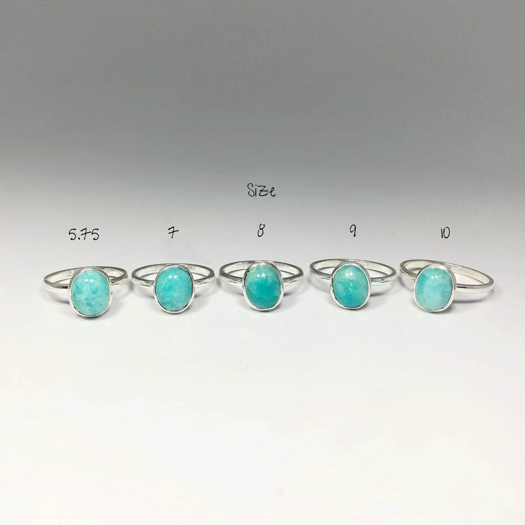 Amazonite Ring-Rocks and Gems Canada