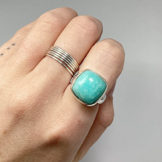 Amazonite Ring-Rocks and Gems Canada