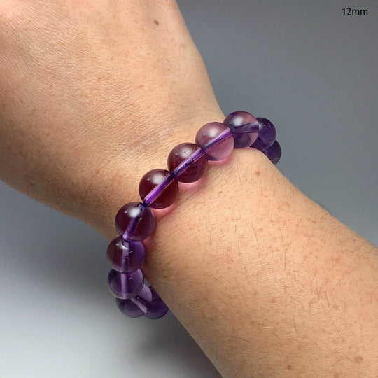 Amethyst Beaded Bracelet - High Quality-Rocks and Gems Canada