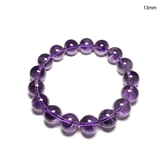 Amethyst Beaded Bracelet - High Quality-Rocks and Gems Canada