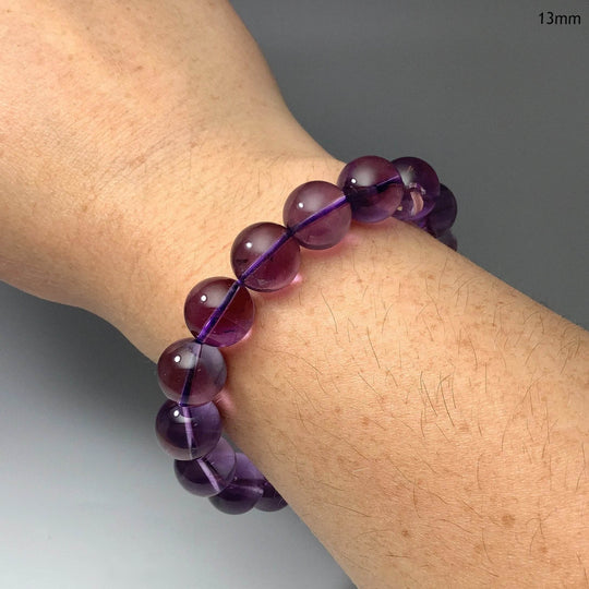 Amethyst Beaded Bracelet - High Quality-Rocks and Gems Canada