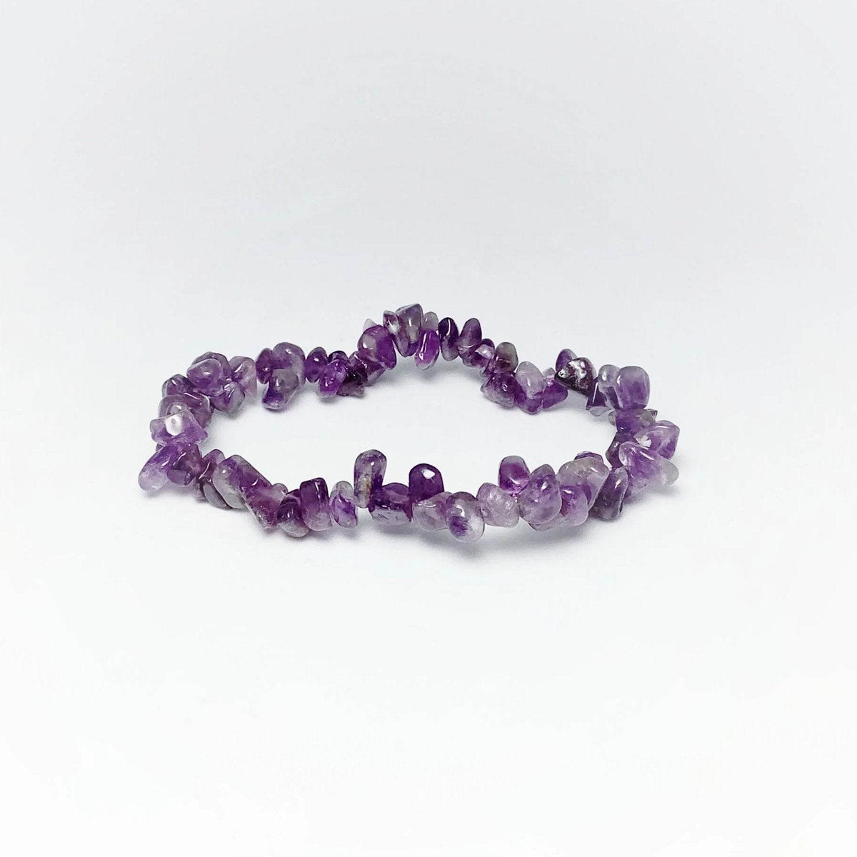 Amethyst Chip Beaded Bracelet-Rocks and Gems Canada