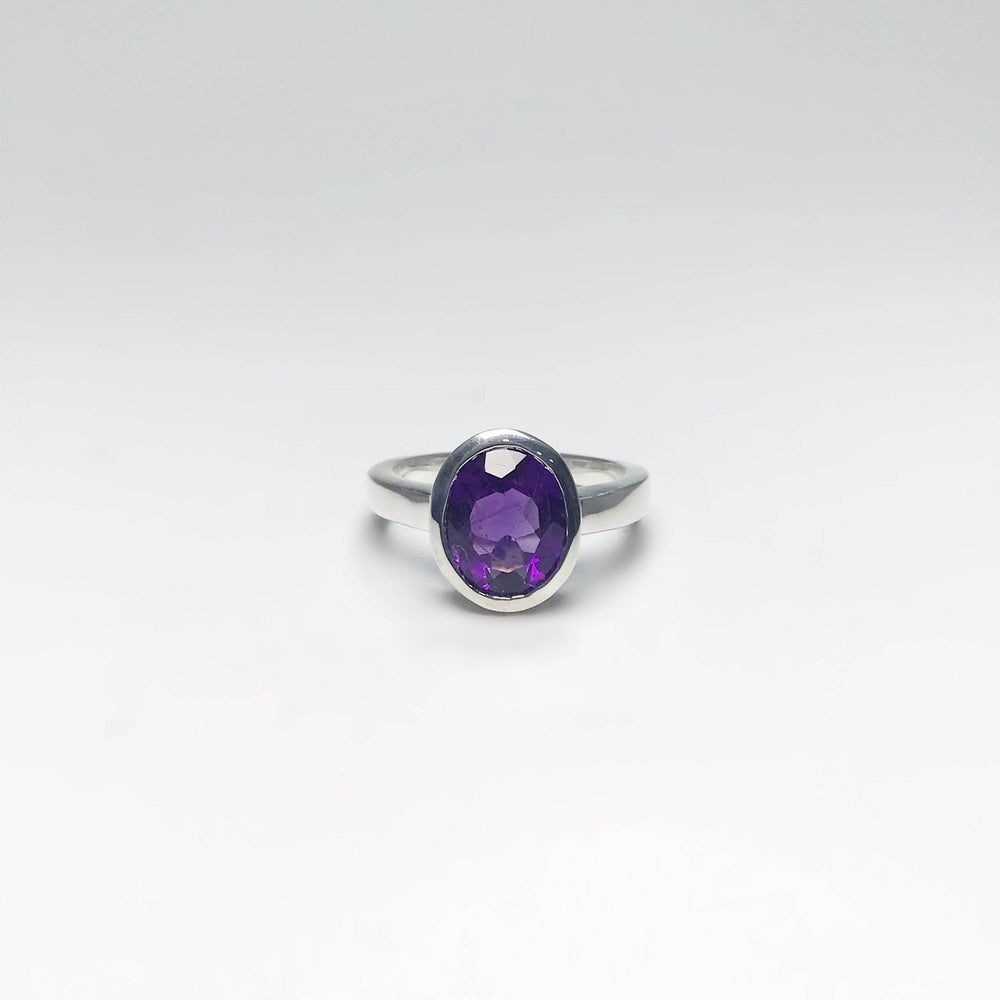 Amethyst Ring-Rocks and Gems Canada