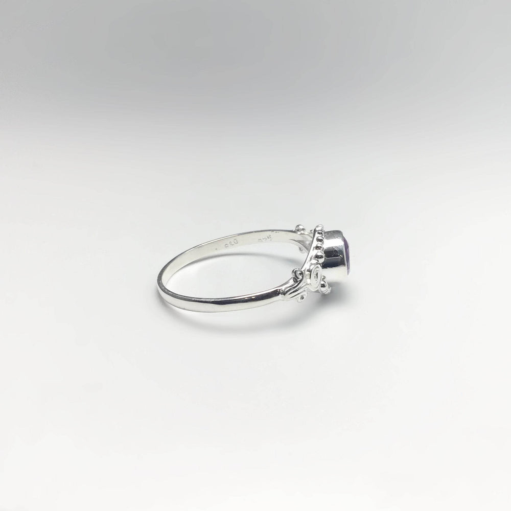 Amethyst Ring-Rocks and Gems Canada