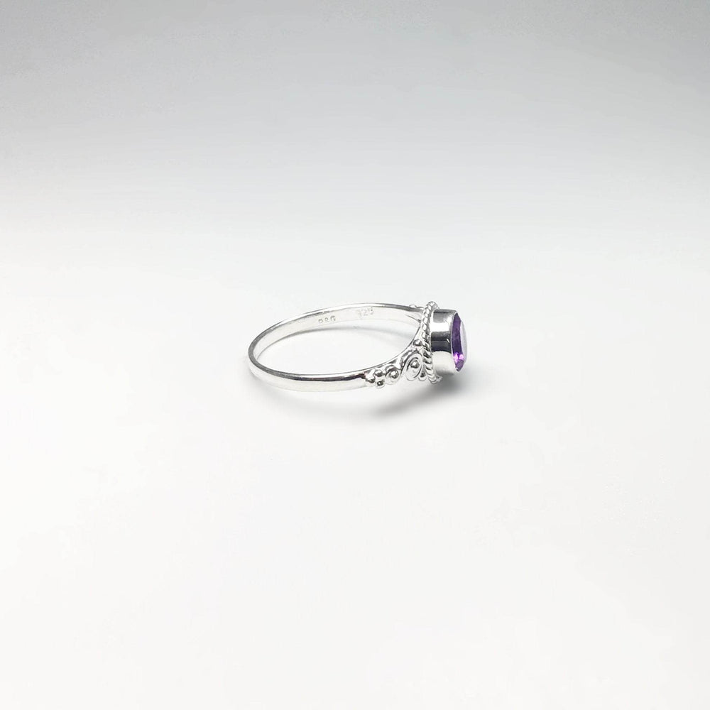 Amethyst Ring-Rocks and Gems Canada