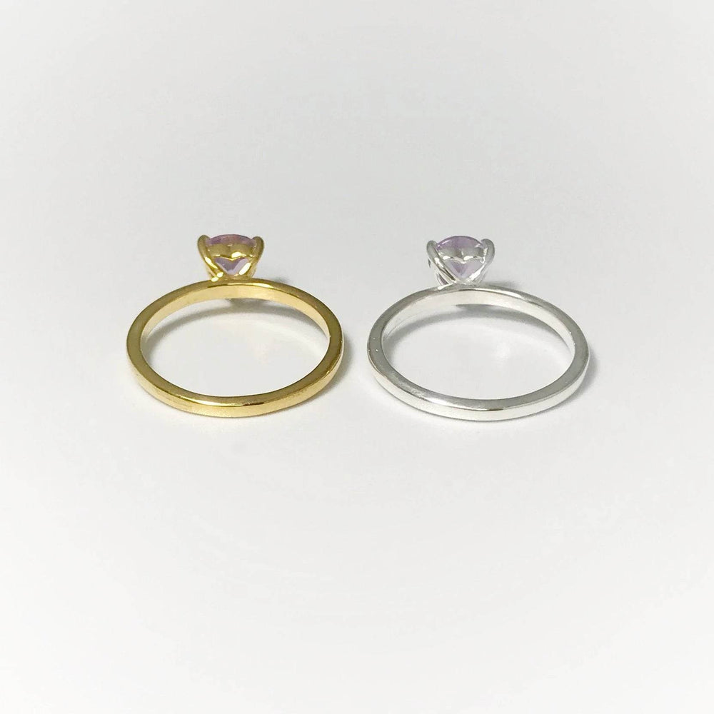 Amethyst Ring-Rocks and Gems Canada