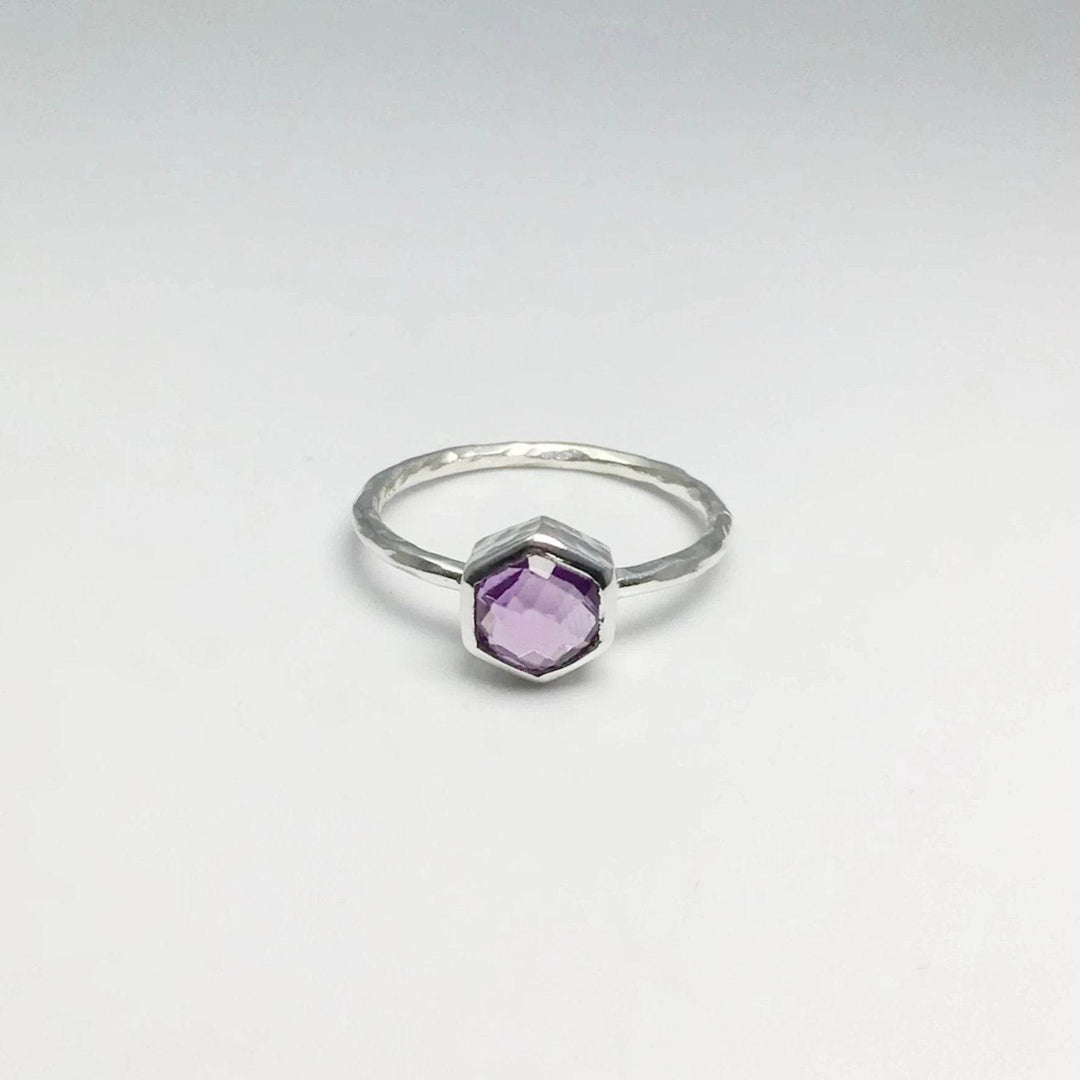 Amethyst Ring-Rocks and Gems Canada