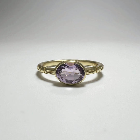 Amethyst Ring-Rocks and Gems Canada