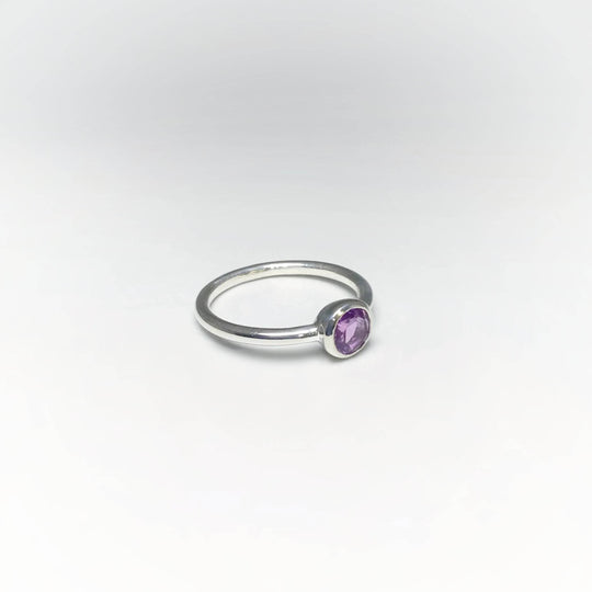Amethyst Ring-Rocks and Gems Canada
