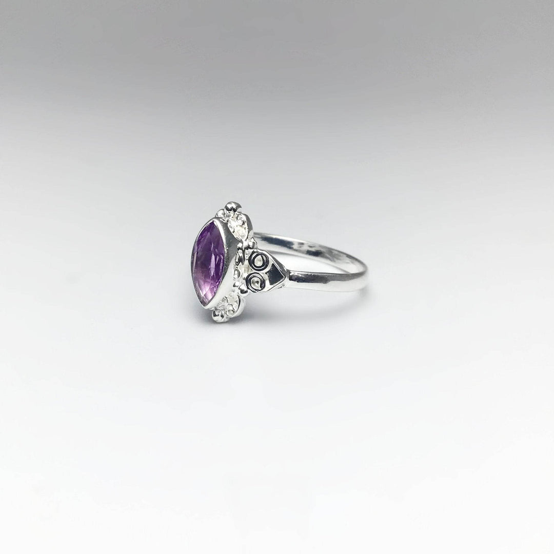 Amethyst Ring-Rocks and Gems Canada