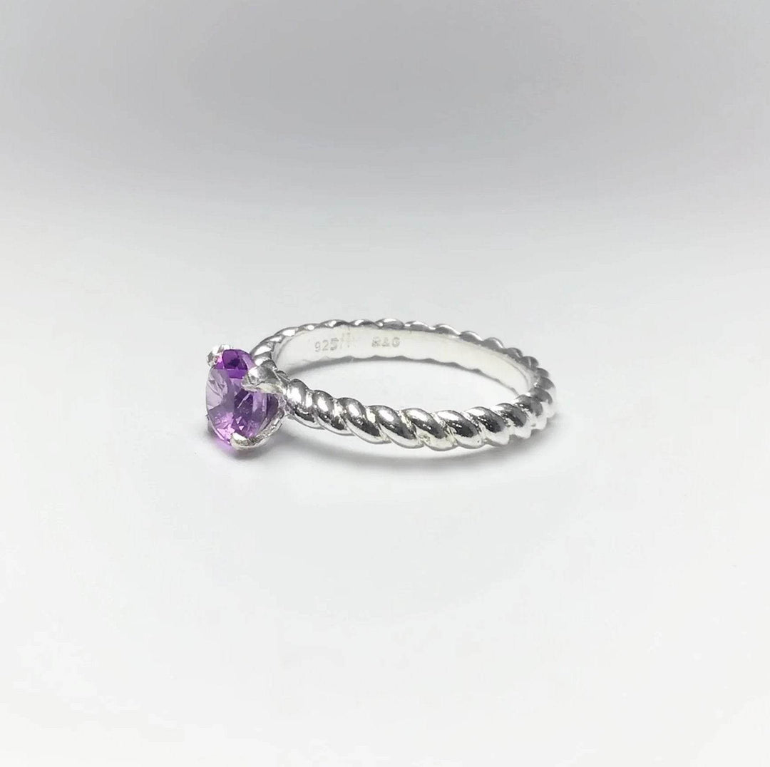Amethyst Ring-Rocks and Gems Canada