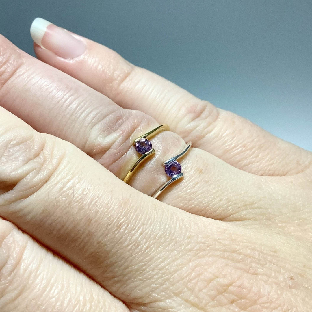 Amethyst Ring-Rocks and Gems Canada