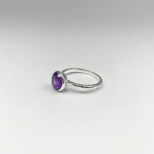 Amethyst Ring-Rocks and Gems Canada