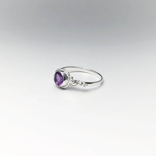 Amethyst Ring-Rocks and Gems Canada