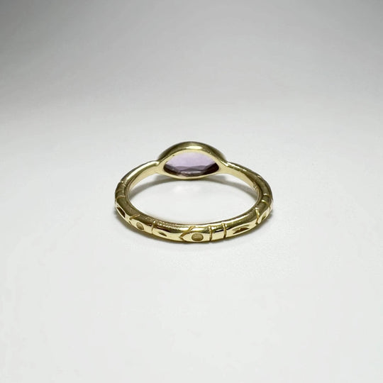Amethyst Ring-Rocks and Gems Canada