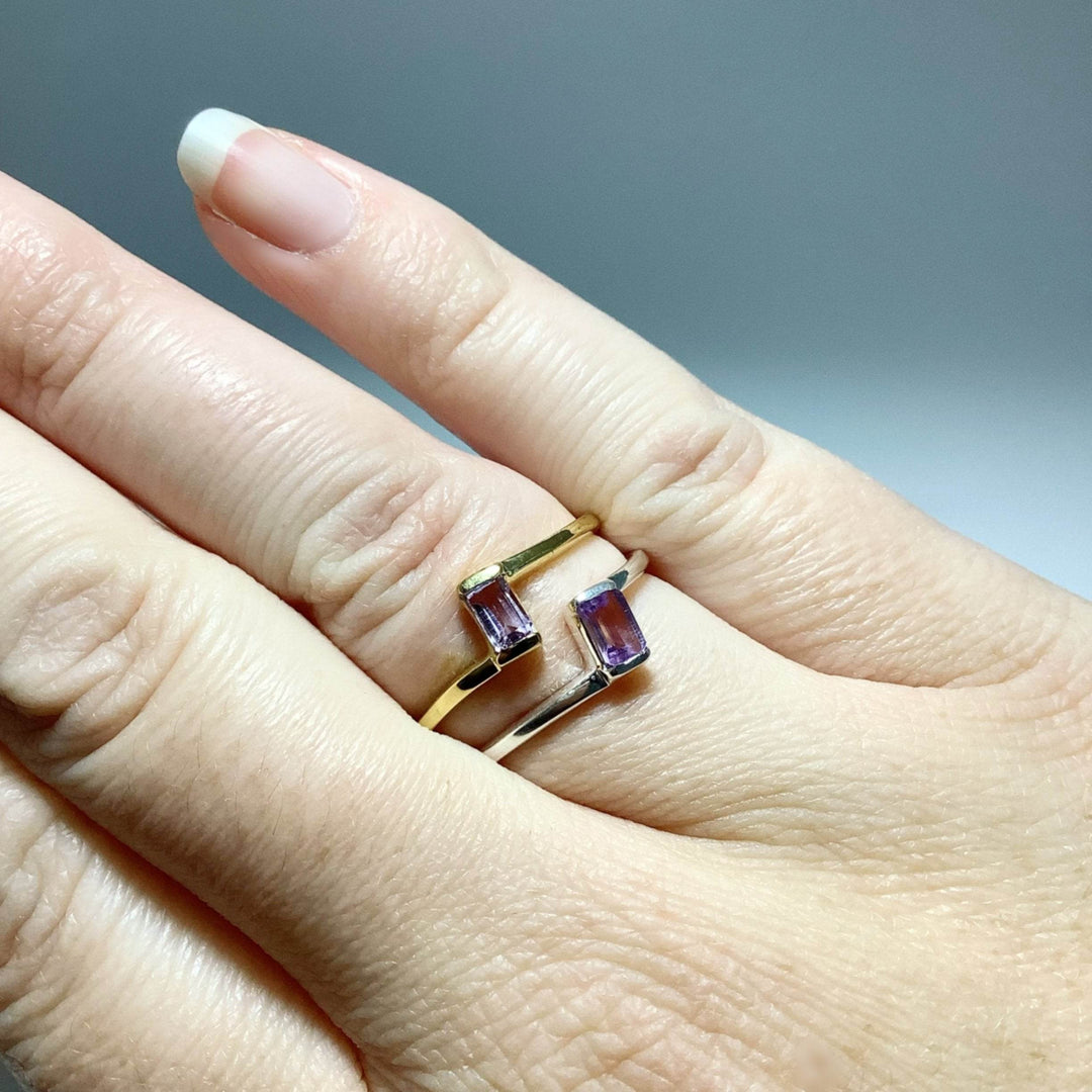 Amethyst Ring-Rocks and Gems Canada