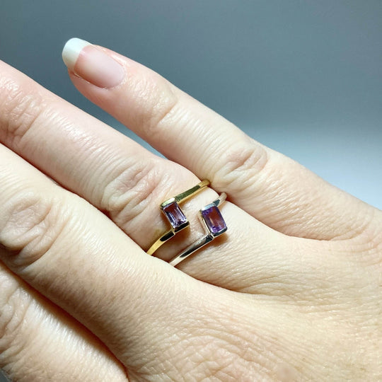 Amethyst Ring-Rocks and Gems Canada