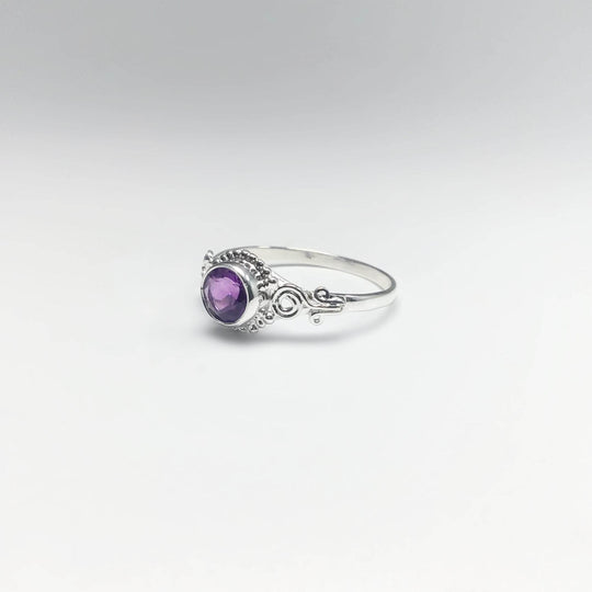 Amethyst Ring-Rocks and Gems Canada